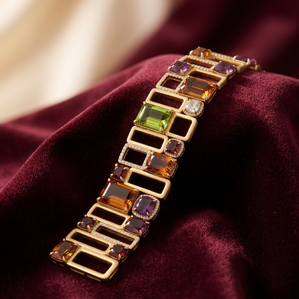 Elegant multigem jewelry showcasing women's bracelets in Central Valley