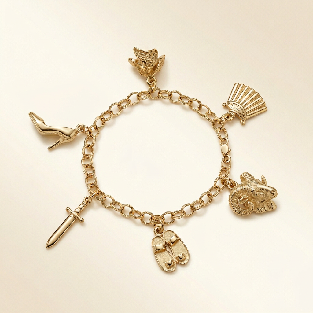 Gold Charm Bracelet