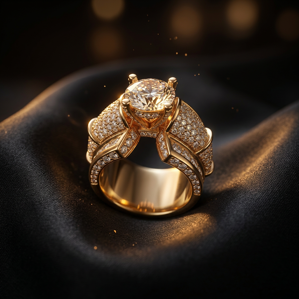 Gold Statement Ring