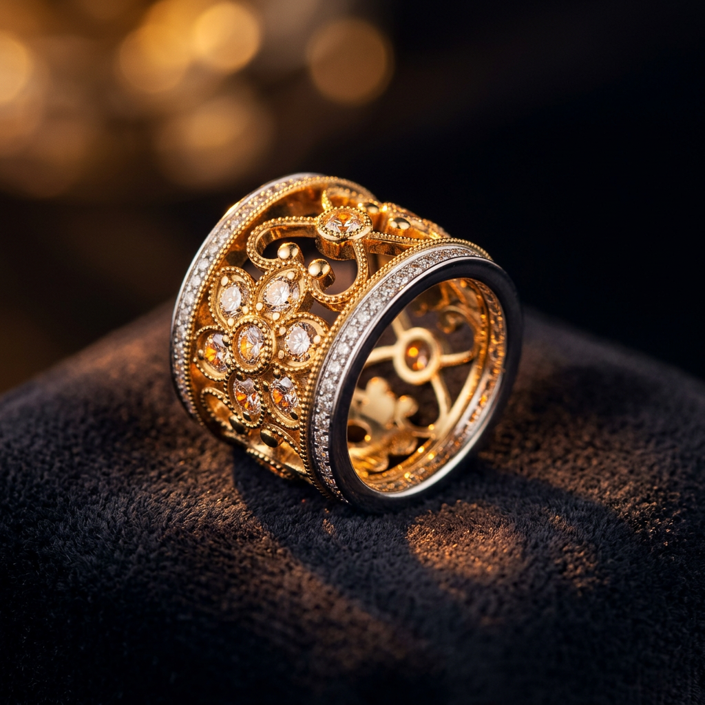 Ornate Scrollwork Ring