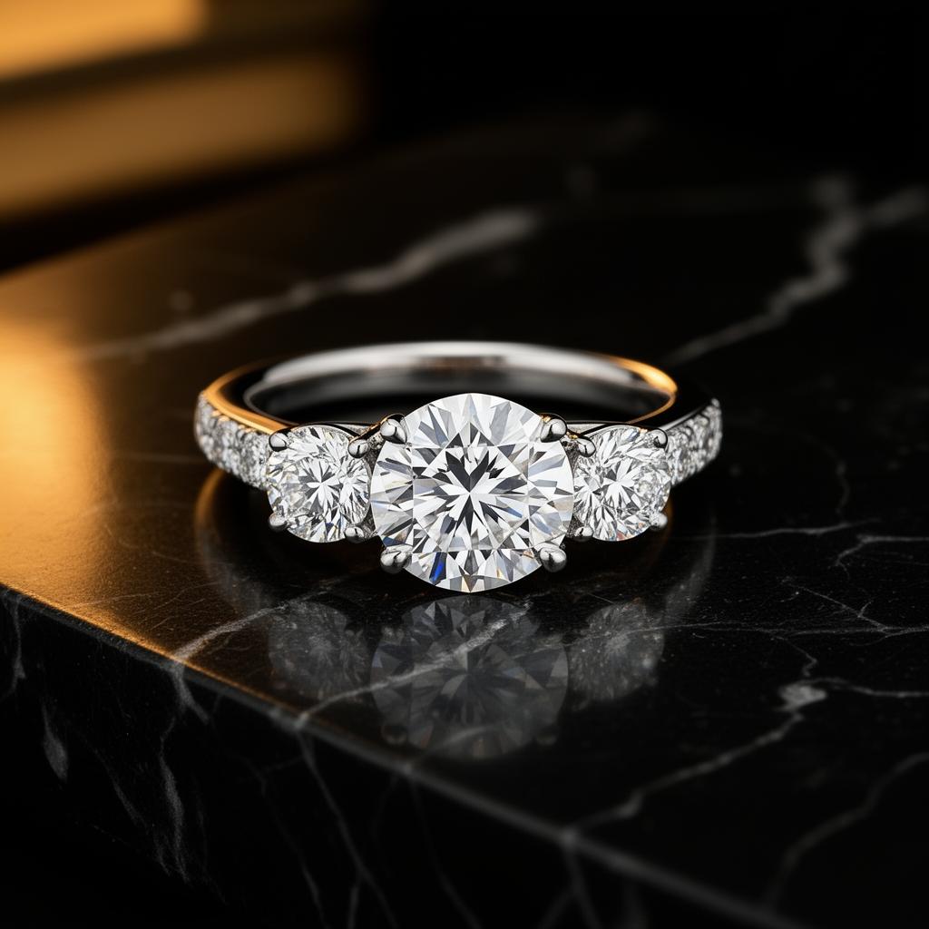 Radiant Three-Stone