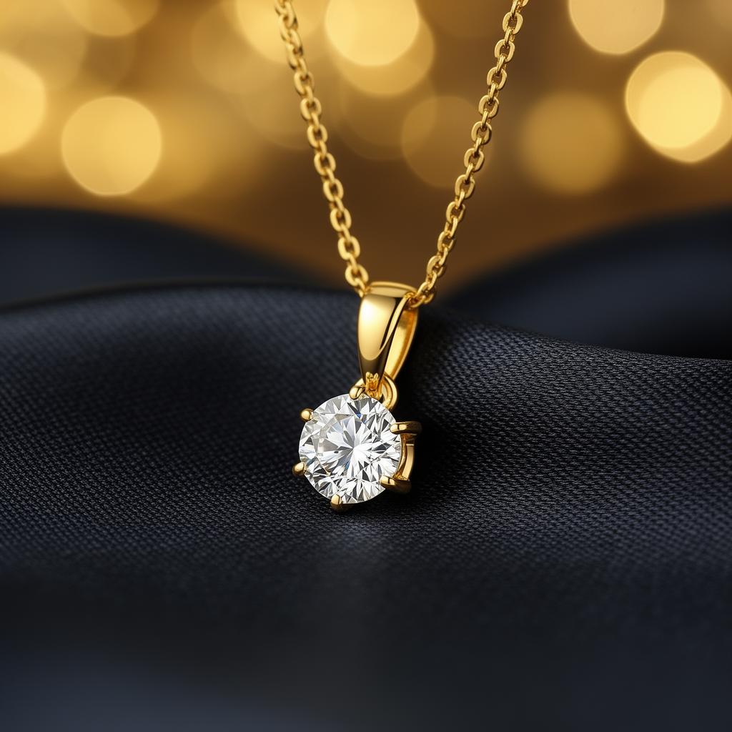 Solitaire Diamond Pendant